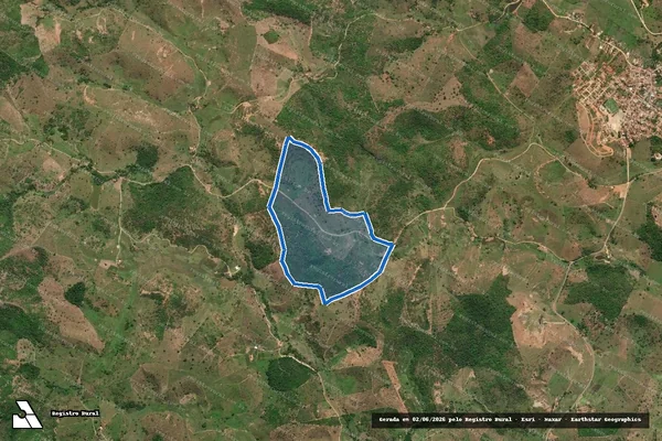 Imagem de satélite de FAZENDA TRIUNFO - FZ TRIUNFO em Goiabeira - MG