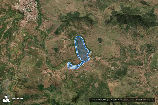 Imagem de satélite de Fazenda Fazenda Rio Pardo - Parte 1 em Ribeirão do Largo - BA