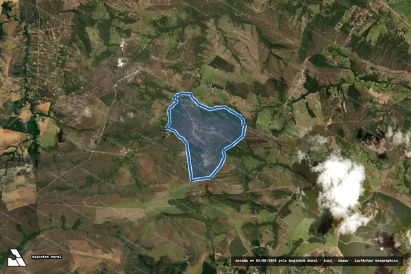 Imagem de satélite de FAZENDA FACÃO E MATO SECO em Corumbá de Goiás - GO