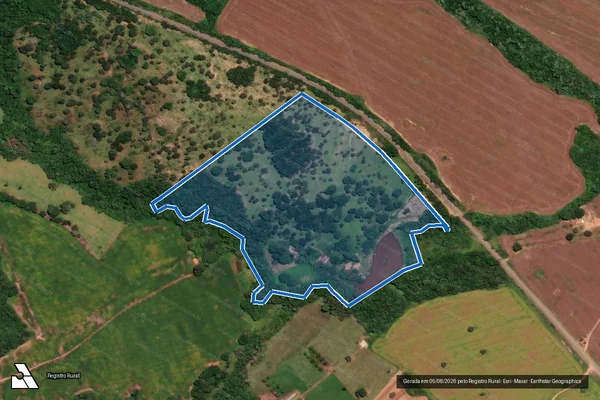 Imagem de satélite de FAZENDA NOSSA SENHORA APARECIDA - Parcela 1 em Ipameri - GO