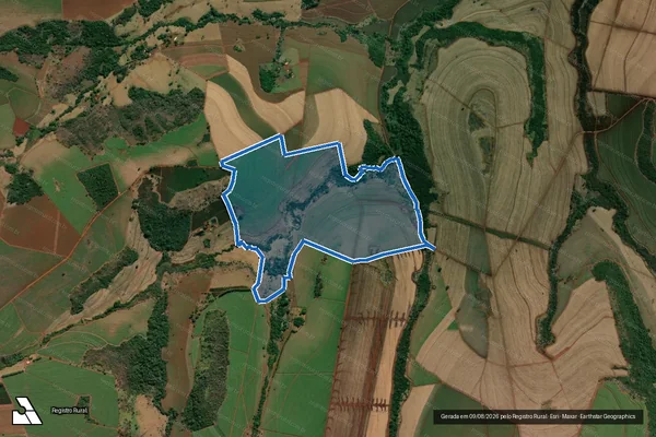 Imagem de satélite de FAZENDA CACHOEIRINHA - Gleba 1 em Nuporanga - SP