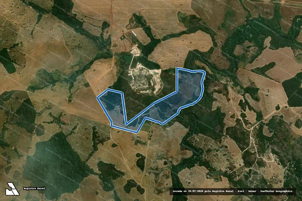 Imagem de satélite de FAZENDA SANTA LUZIA E FELICIDADE - Parte 2 em Piracanjuba - GO