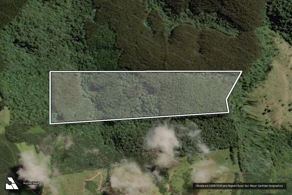 Imagem de satélite de FAZENDA DA SERRA - Parte 1 em Monte Castelo - SC