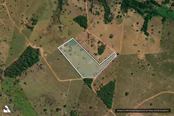 Imagem de satélite de FAZENDA SÃO BENTO - Gleba 03 em São Luís de Montes Belos - GO