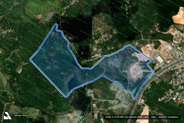 Imagem de satélite de ENGENHO COMPORTAS DE CIMA - Fazenda Comportas Gleba 01 em Jaboatão dos Guararapes - PE