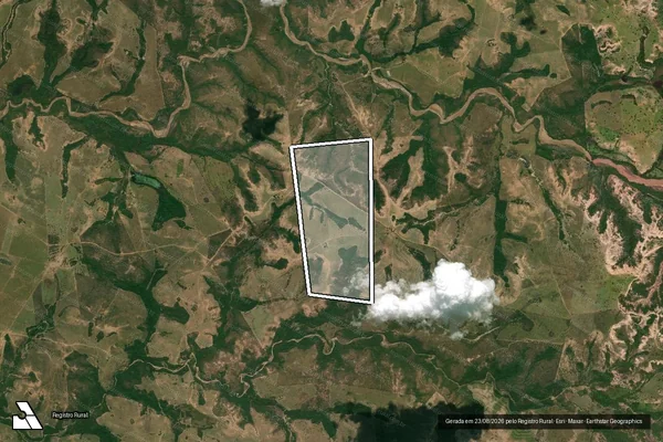 Imagem de satélite de FAZENDA VISTA ALEGRE - Parte 1 em Camapuã - MS
