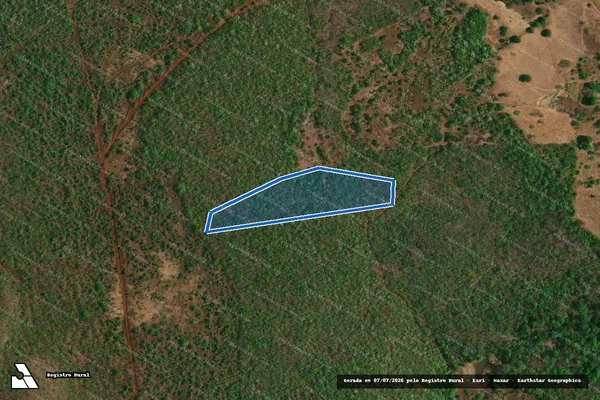 Imagem de satélite de FAZENDA VOLTA GRANDE - COOPERBELOS ? Gleba 12 em Montes Claros de Goiás - GO
