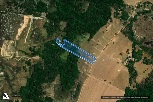 Imagem de satélite de FAZENDA PEDRA PRETA E SANTO ANTÔNIO DO SOBRADINHO - 05 em Itaberaí - GO