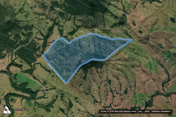 Imagem de satélite de FAZENDA MUSTANG - Gleba B em Jacarezinho - PR