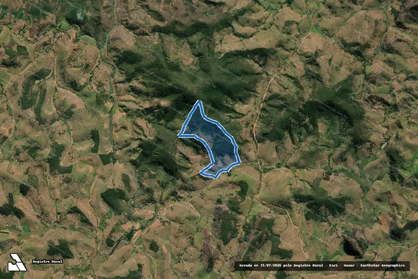 Imagem de satélite de RECANTO VERDE - CURRAL em Mutum - MG