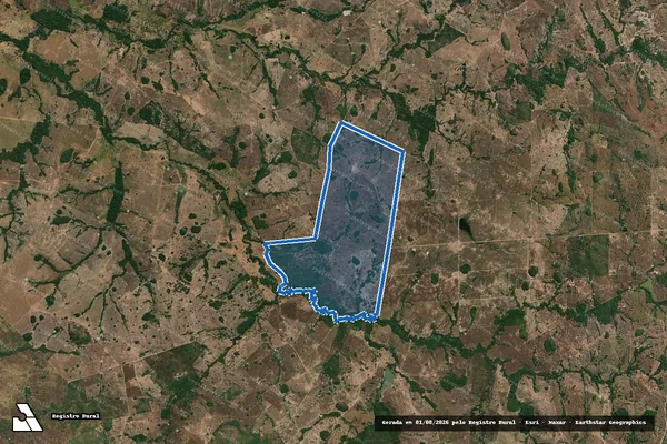 Imagem de satélite de Fazenda Vereda Verde - Parte 1 em Faina - GO