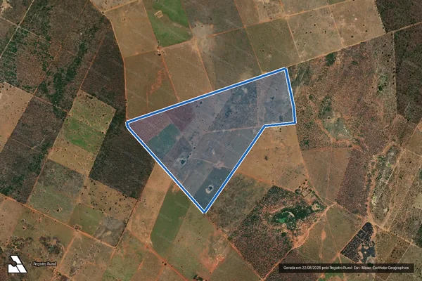 Imagem de satélite de Fazenda Arizona - Gleba 04 em Capitão Enéas - MG