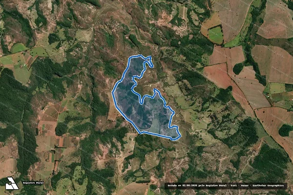 Imagem de satélite de FAZENDA ANTINHA - 001 em Perdizes - MG