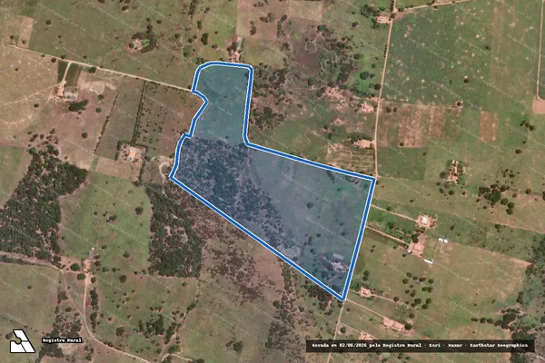 Imagem de satélite de Fazenda Encantado - GLEBA 1 em Guanambi - BA