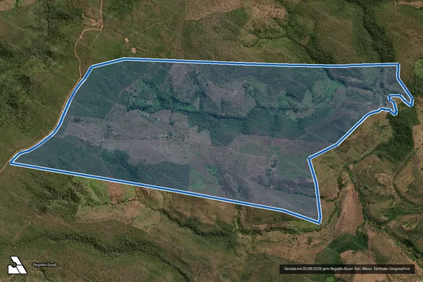 Imagem de satélite de FAZ FORTALEZA, LOTE 08, LOTº MONTE DO CARMO, GL01, 5ª ETAPA em Monte do Carmo - TO