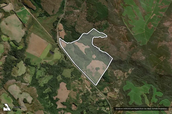 Imagem de satélite de Fazenda Santa Terezinha - FAZENDA SANTA TEREZINHA em Piraí do Sul - PR