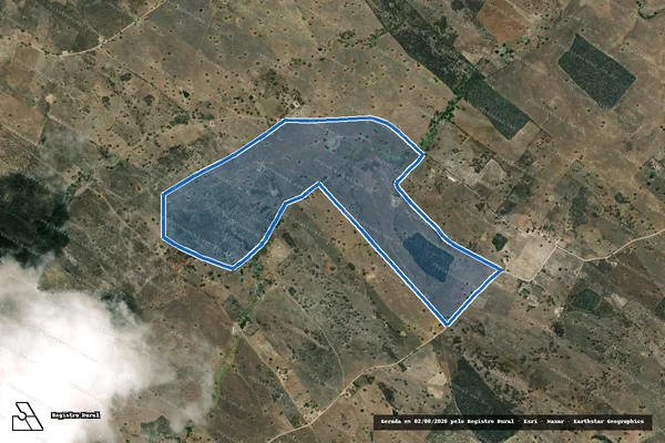 Imagem de satélite de FAZENDA GROTA MIÚDA - Parte 1 em Traipu - AL