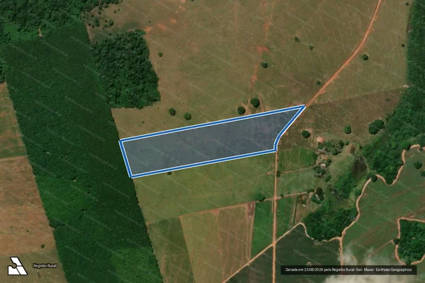 Imagem de satélite de SÍTIO SANTA MARLI / GLEBA A - GLEBA 04A em Pedranópolis - SP