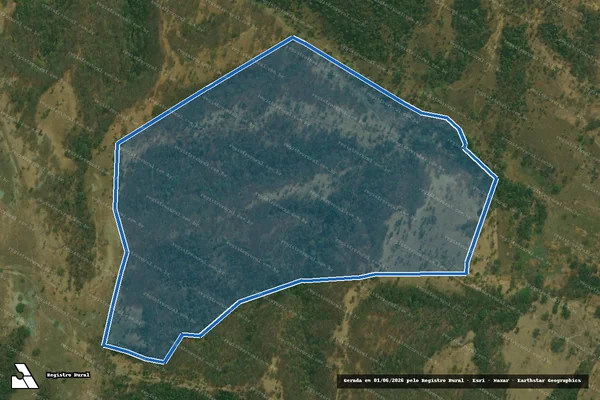 Imagem de satélite de FAZENDA GAMELÃO- GLEBA 01 - Parte 2 em Cedro do Abaeté - MG