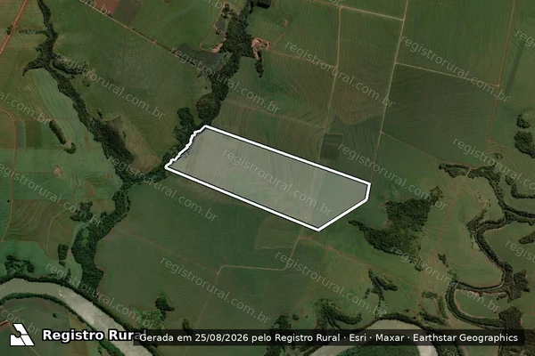 Imagem de satélite de Lote nº 88 - Lote nº 88 ( Parte A) em Mariluz - PR