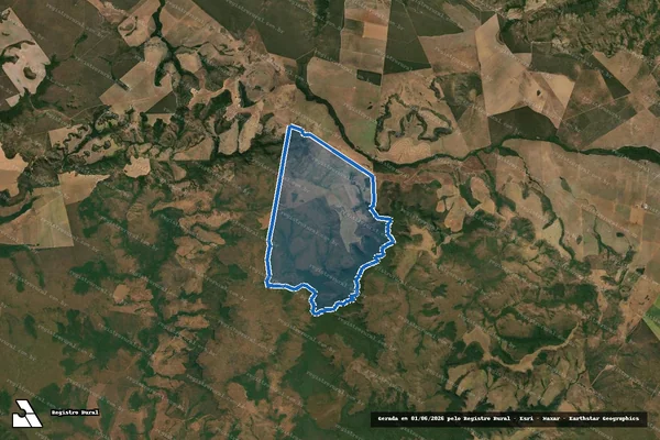 Imagem de satélite de Fazenda Furnas - Parcela 2 em Chapada dos Guimarães - MT
