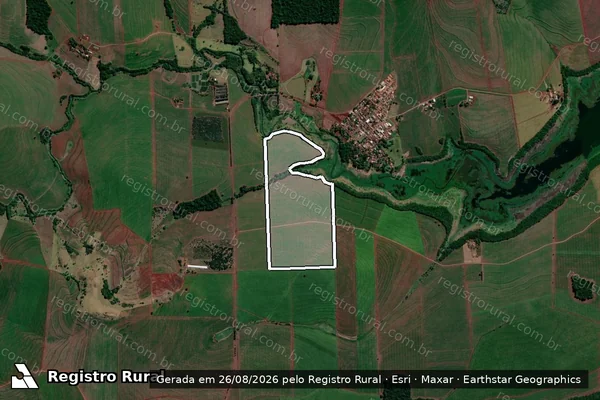 Imagem de satélite de SITIO SANTA LUZIA - Parte 1 em Sertanópolis - PR