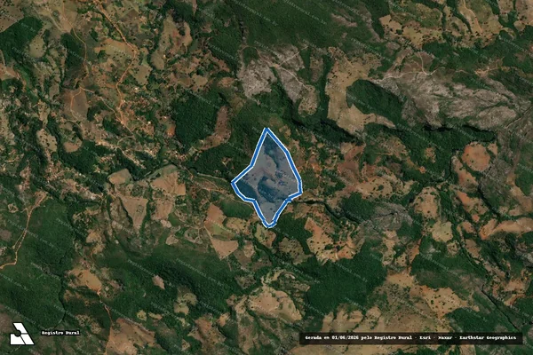 Imagem de satélite de Rural - Parte 1 em Conceição do Mato Dentro - MG