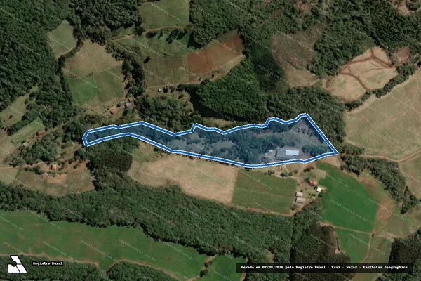 Imagem de satélite de FAZENDA DOS CHILENOS - Gleba 1 em Tangará - SC