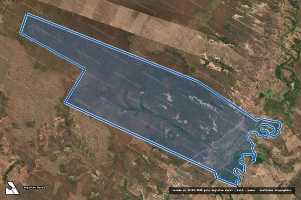 Imagem de satélite de Fazenda Gruta Bela/Altos - Fazenda Gruta Bela / Altos em Bom Jesus - PI