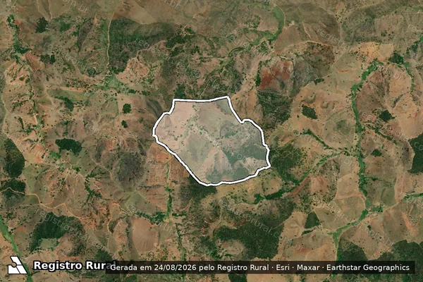Imagem de satélite de Fazenda São Luiz - Parcela 1 em Central de Minas - MG