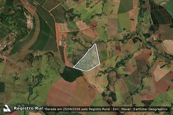 Imagem de satélite de FAZENDA MATA DOS FERNANDES - Gleba 02 em Patos de Minas - MG