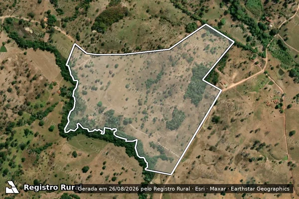 Imagem de satélite de Lote 16 ? Gleba A ? Projeto de Assentamento Tamboril - Lote 16 ? Gleba A ? Projeto de Assentamento Tamboril em Itapirapuã - GO