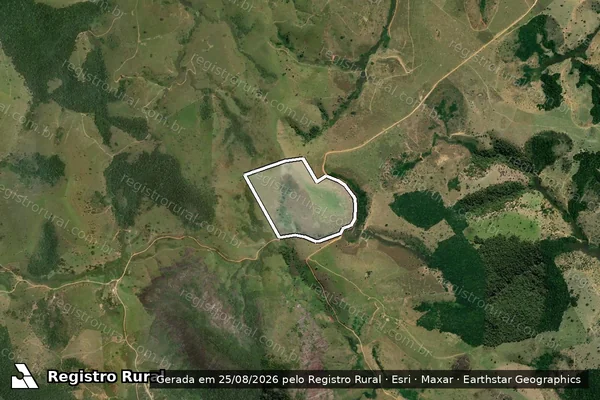 Imagem de satélite de Fazenda Sanfoneira - Gleba B em Itamaraju - BA