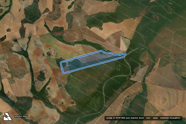 Imagem de satélite de Fazenda Kuluene - Parte 1 em Gaúcha do Norte - MT