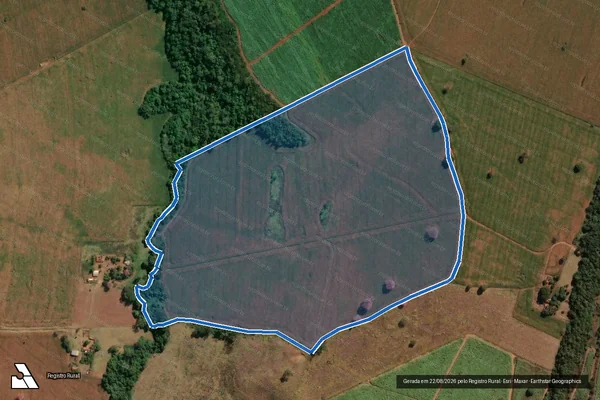 Imagem de satélite de FAZENDA BOA VISTA - Matrícula 10.278 em Conceição das Alagoas - MG