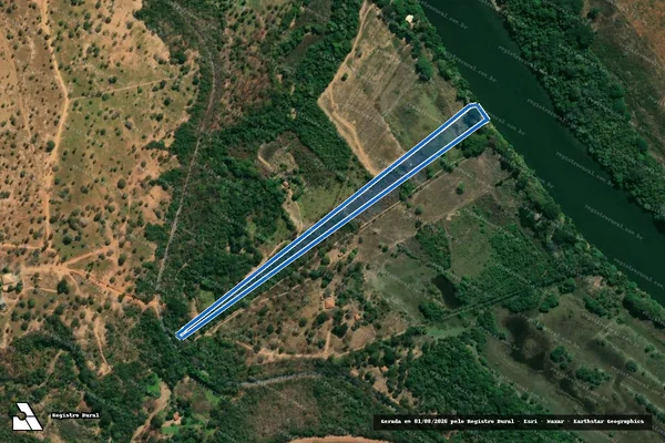 Imagem de satélite de Sitio Buriti  - Parte 1 em Lassance - MG