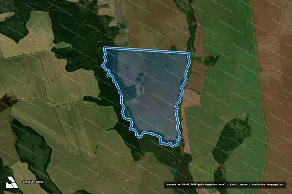 Imagem de satélite de Fazenda São Domingos - Parte 1 em Ponta Porã - MS
