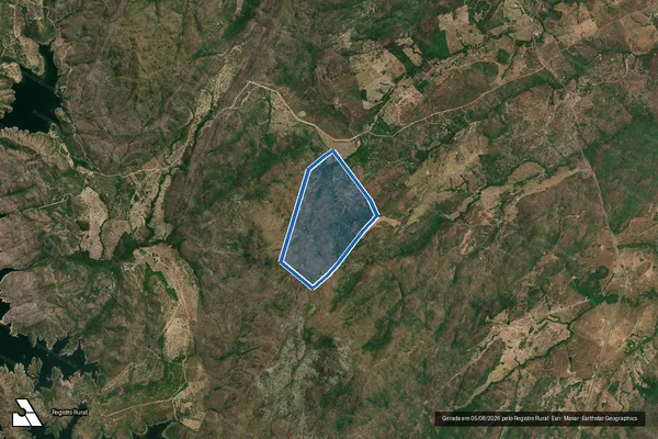Imagem de satélite de FAZENDA JAÓ - PARTE - Gleba OCUPANTE em Colinas do Sul - GO