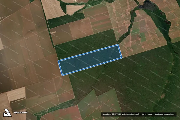Imagem de satélite de Fazenda Nova Santa Clara I - Faz. Nova Santa Clara I ? Parte 03 em Nova Maringá - MT