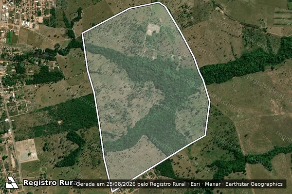 Imagem de satélite de Fazenda Buriti - Parcela 1 em São Domingos do Araguaia - PA