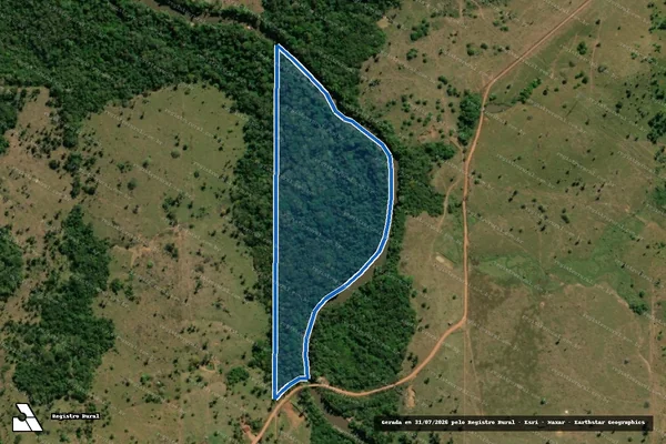 Imagem de satélite de Lote 54/A da Gleba 36, P.A.D. Marechal Dutra - Parte 2 em Cacaulândia - RO