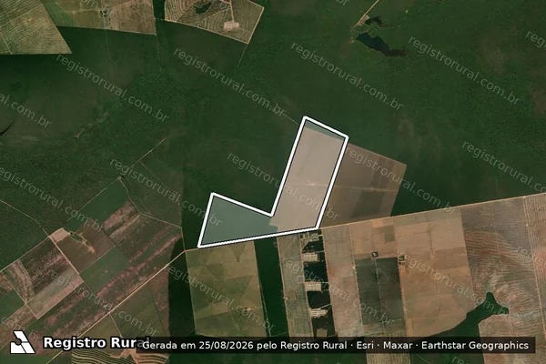 Imagem de satélite de FAZENDA SÃO JUDAS TADEU ? I - Parte 1 em Nova Mutum - MT