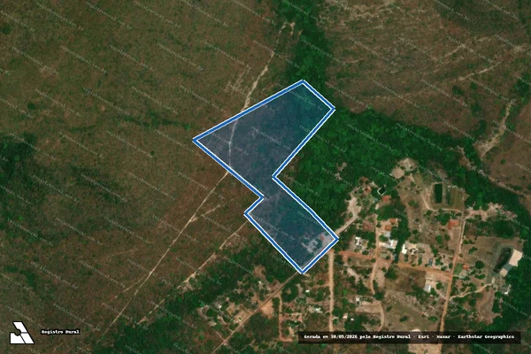 Imagem de satélite de FAZENDA FK - PERIMETRO em Barra do Garças - MT