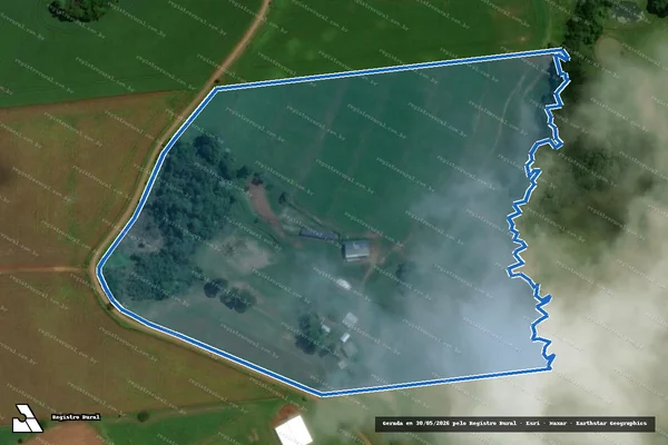 Imagem de satélite de FAZENDA DO AGUDO - Parte 2 em Zortéa - SC