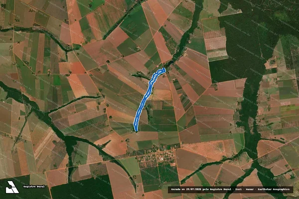 Imagem de satélite de Área de Preservação Permanente 03 ? Projeto de Assentamento Pontal do Marape - Parte 2 em Nova Mutum - MT