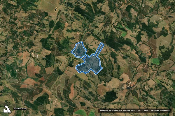 Imagem de satélite de Fazenda dos Macacos - FAZENDA DOS MACACOS I em Monte Santo de Minas - MG