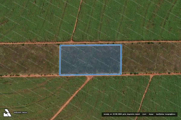 Imagem de satélite de LOTE SUBDIVISÃO 01-A/01/3-Z-5-1-A/PARTE-01 - GLEBA SINOP em Terra Rica - PR