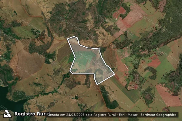 Imagem de satélite de FAZENDA DOS DIAS - - em Uberlândia - MG