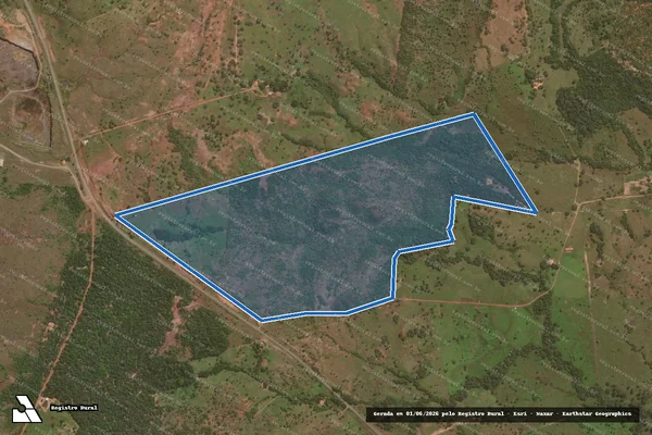 Imagem de satélite de Fazenda Alvorada / ÁREA DESMEMBRADA 2 em Filadélfia - TO