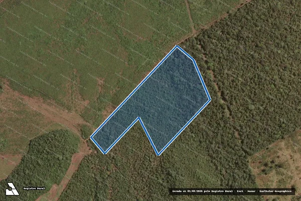 Imagem de satélite de GLEBA 01 PARTE DO LOTE 32 DO LOTEAMENTO GAMELEIRA - Gleba 01 em Bom Jesus do Tocantins - TO